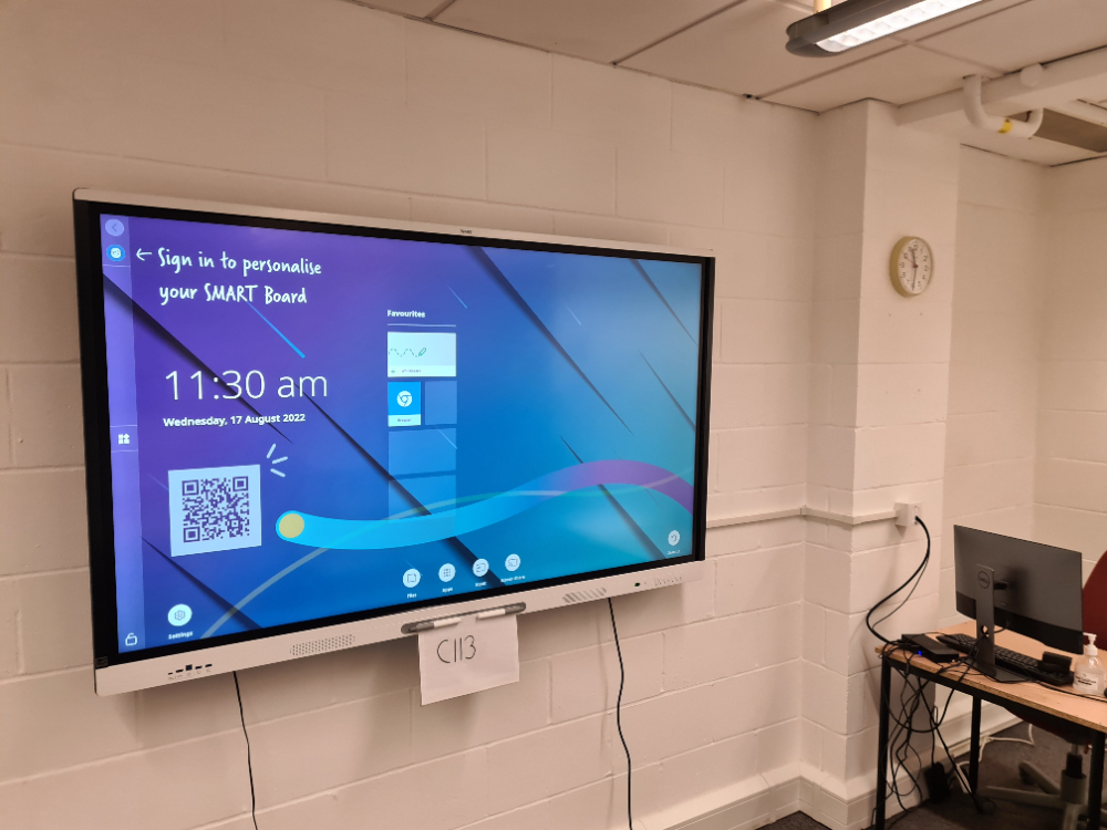 Bexhill College classroom AV upgrade