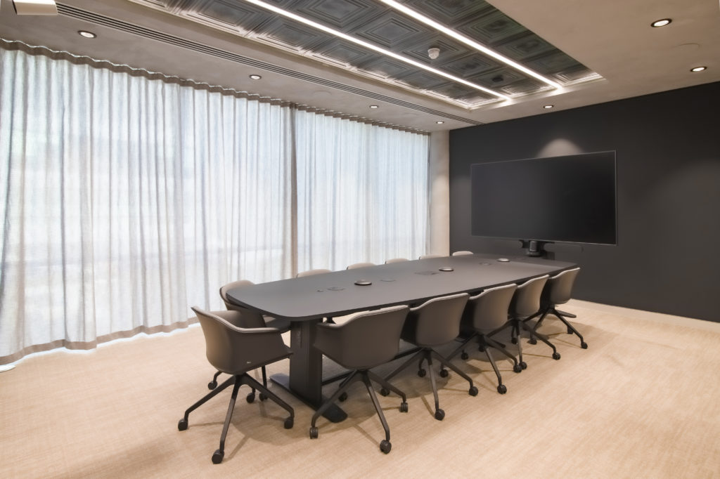 YoooServ serviced workspace AV installation